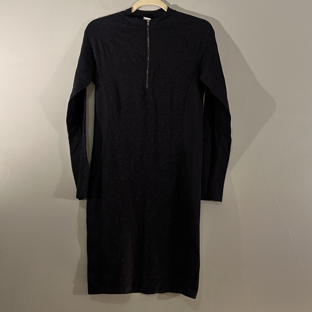 EUC black Fabletics bodycon dress size large